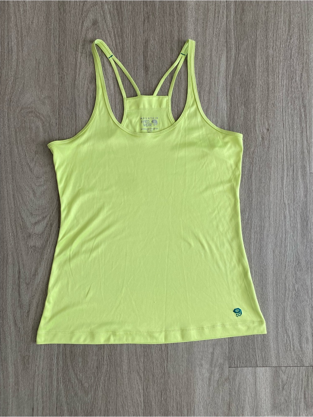Mountain Hardwear Neon Yellow Active Strappy Tank Top Women’s Small